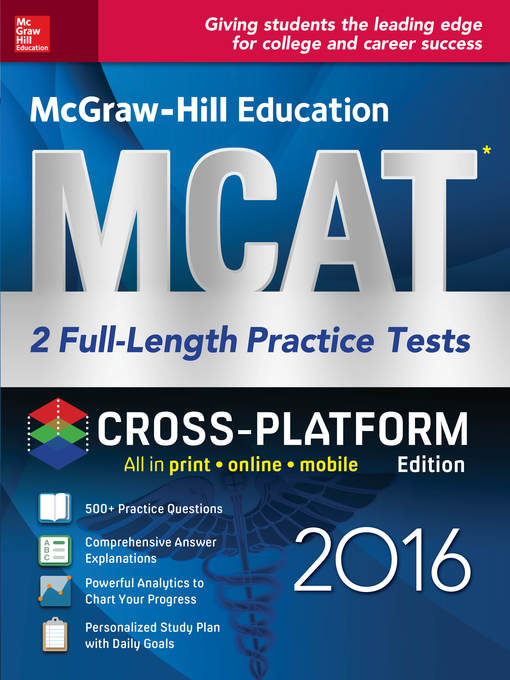 Title details for McGraw-Hill Education MCAT by George J. Hademenos - Available